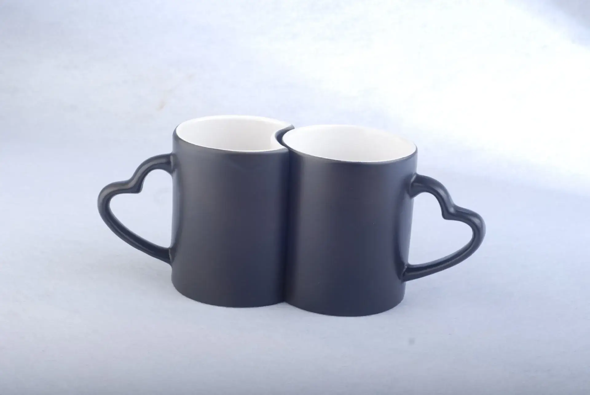 Couple Color Changing Mug Set Red Heart Design - Image 2