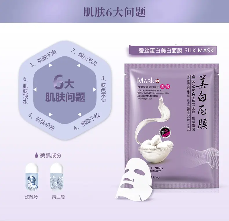 Whitening Silk Mask Oil Control Single Pack — feature 31