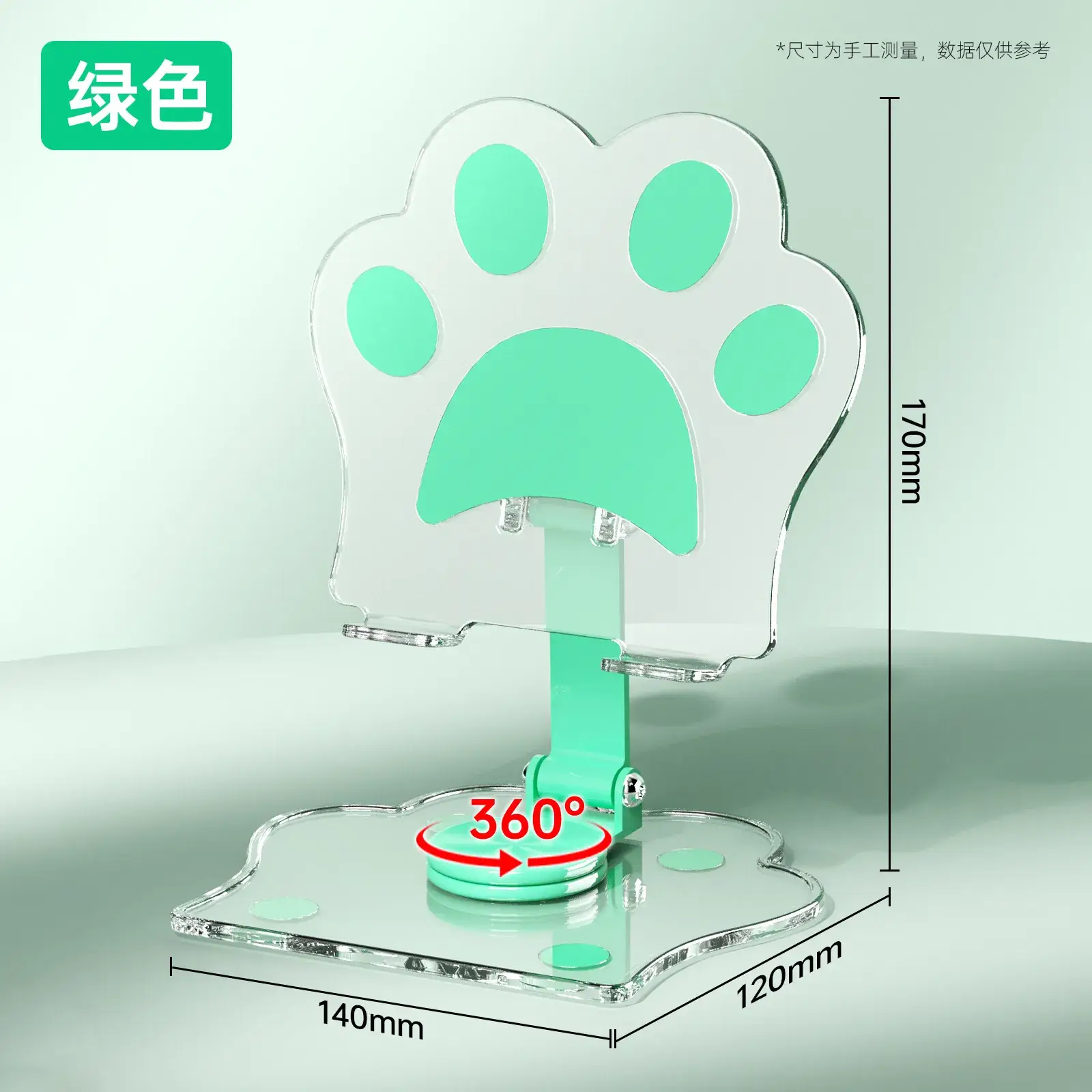 Pink Acrylic Tablet Stand for iPad Desktop - Image 9