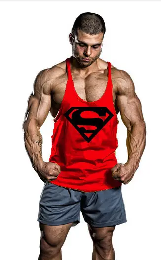 Marvel Men's Black Superman Bodybuilding Vest - Image 3