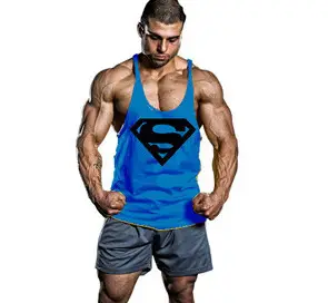 Marvel Men's Black Superman Bodybuilding Vest - Image 4