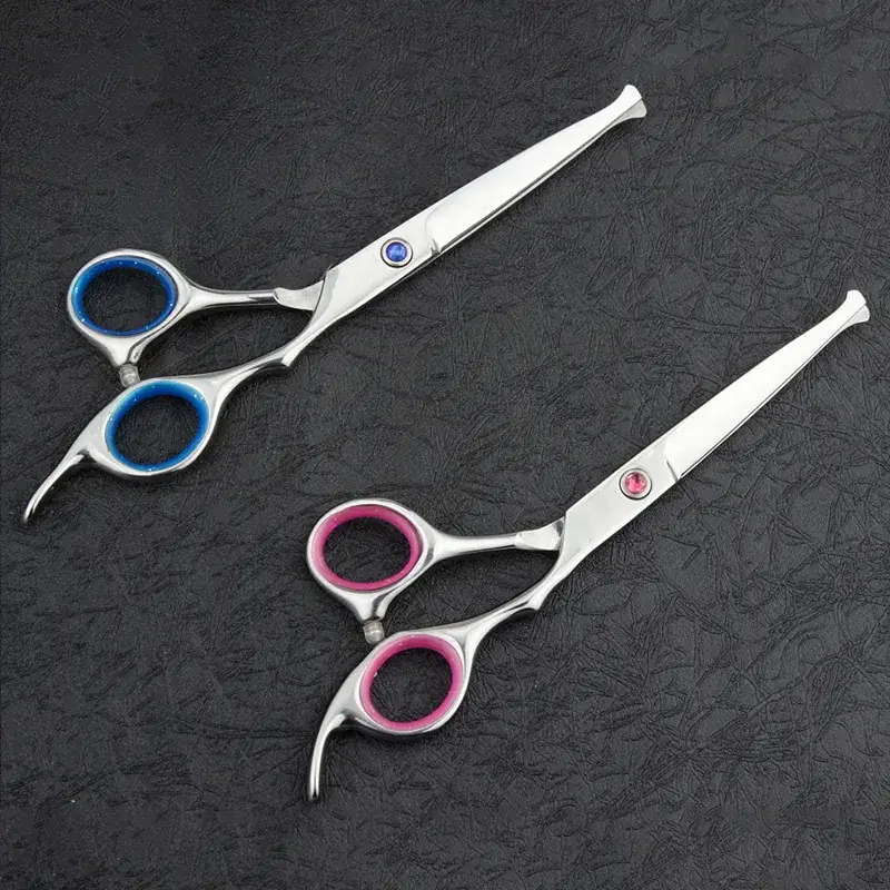 Baby Hair Scissors Anti-Scratch Round Head Flat Shears - Image 2