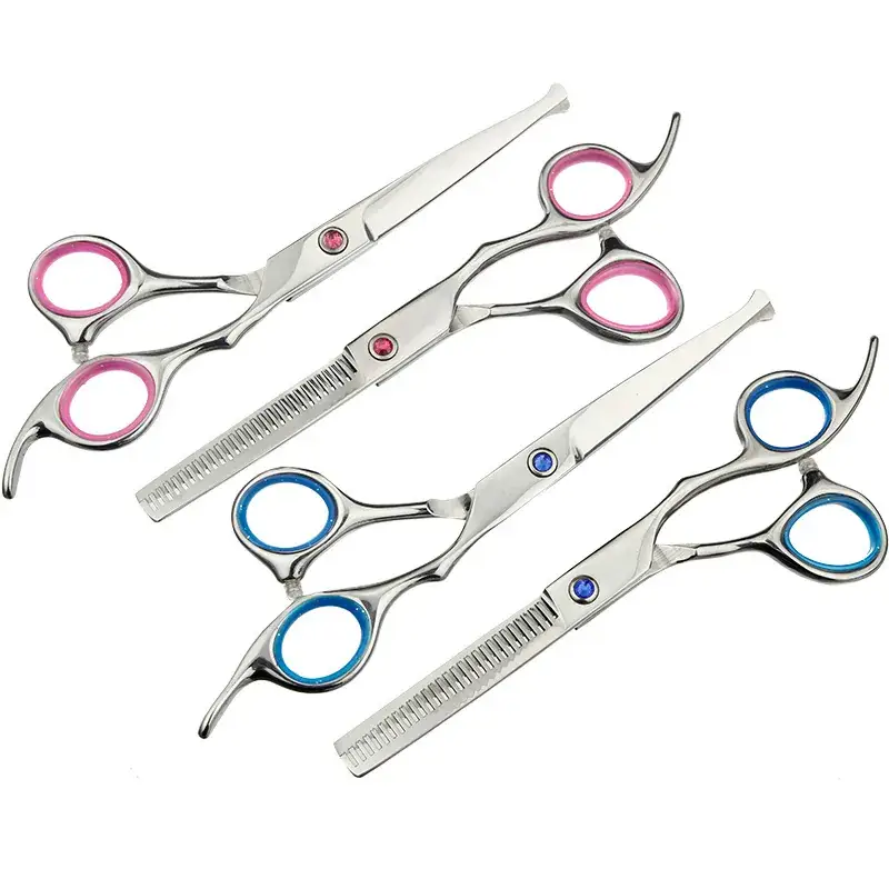 Baby Hair Scissors Anti-Scratch Round Head Flat Shears