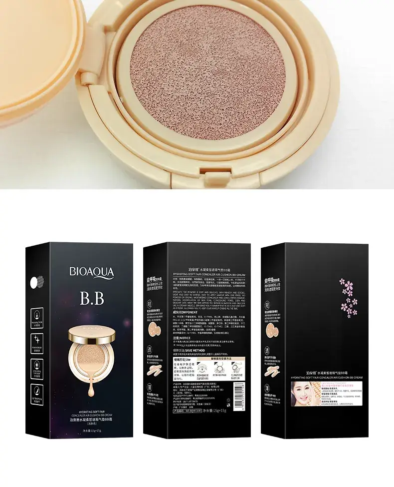 Boquan Air Cushion BB Cream Natural Concealer Foundation — feature 11