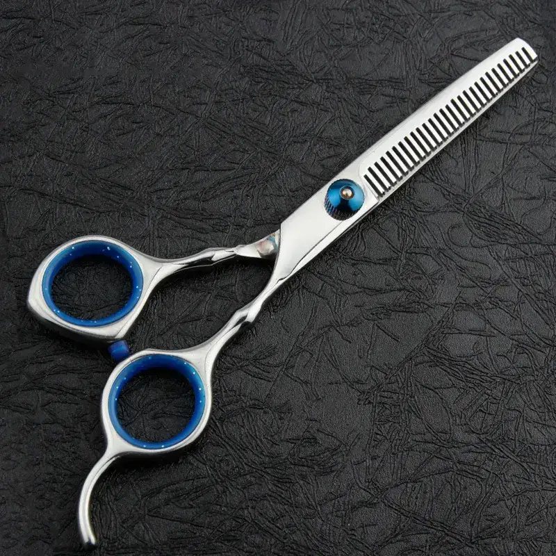 Bamboo Handle Haircut Scissors Set for Thin Hair - Image 4