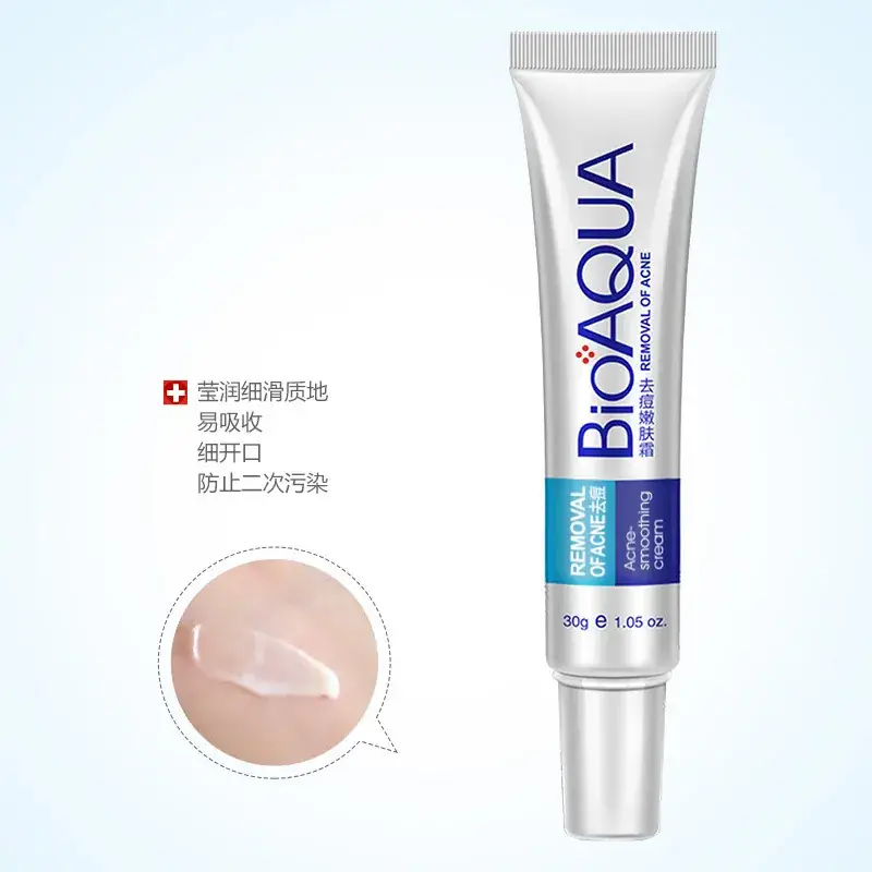 Bioaqua Anti-Acne Cream 30g Anti-Acne Shrink Pores Hydrating - Image 6