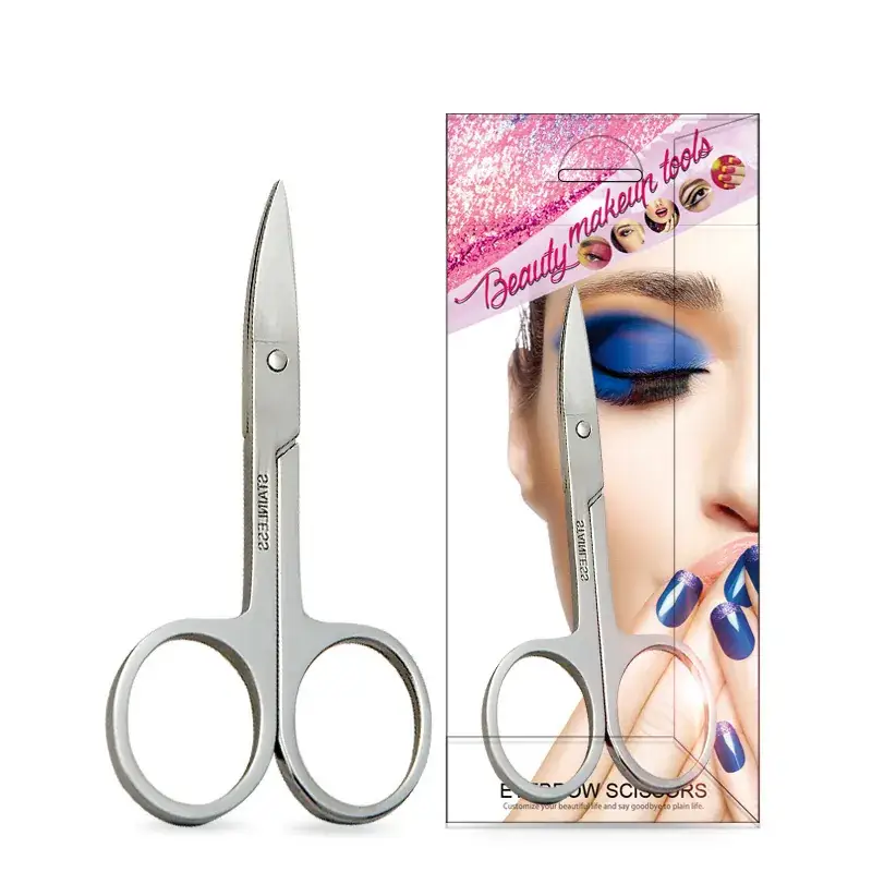 Stainless Steel Round Head Scissors for Hair and Fashion