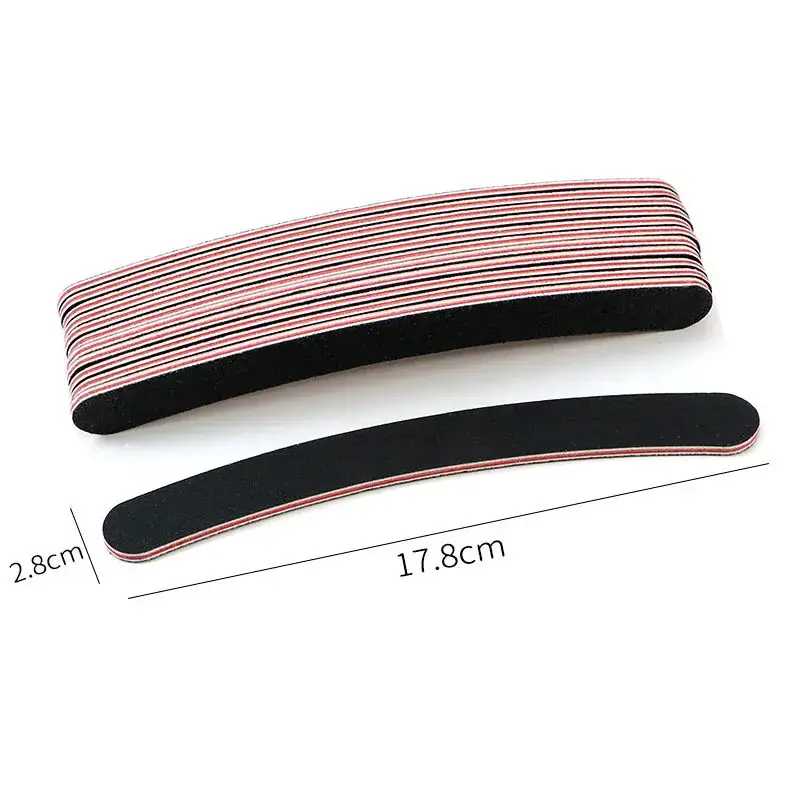 Black Nail Art Rubbing Strip for Sand and Grind - Image 3