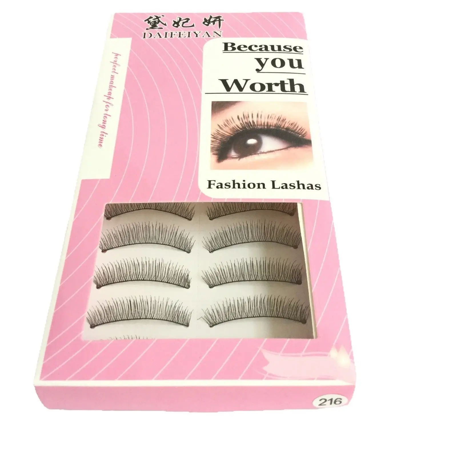 False Eyelashes 216 Pack Natural Cross Naked Makeup - Image 15