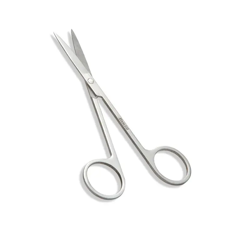 Stainless Steel Eyebrow & Nose Hair Scissors 11.45cm - Image 5