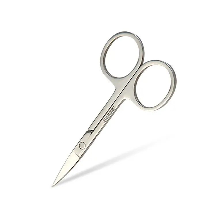 Stainless Steel Eyebrow Scissors Round Head Wholesale - Image 4