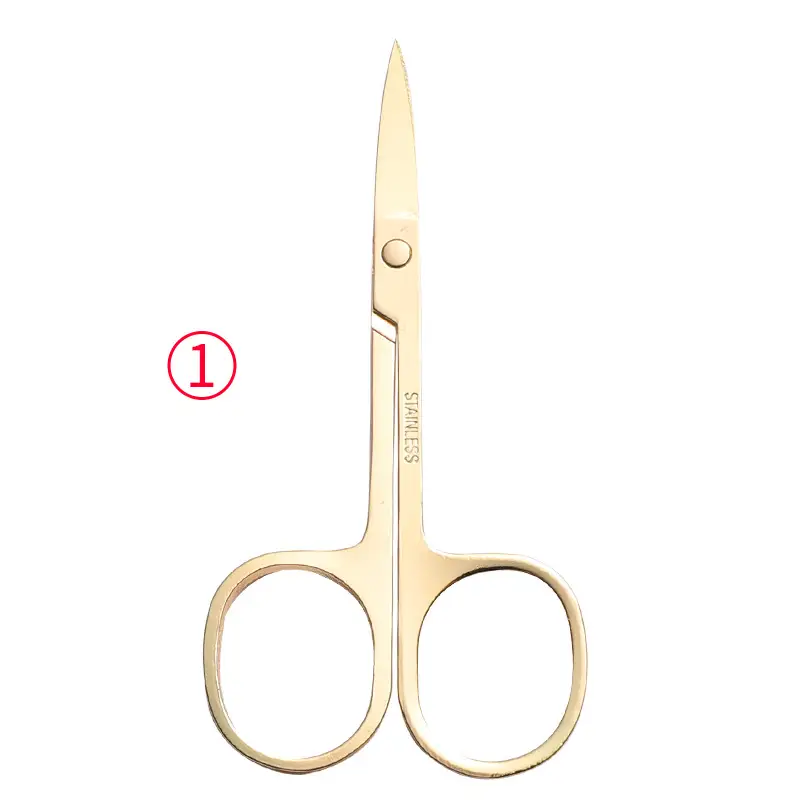 Stainless Steel Eyebrow Scissors Round Head Wholesale - Image 12