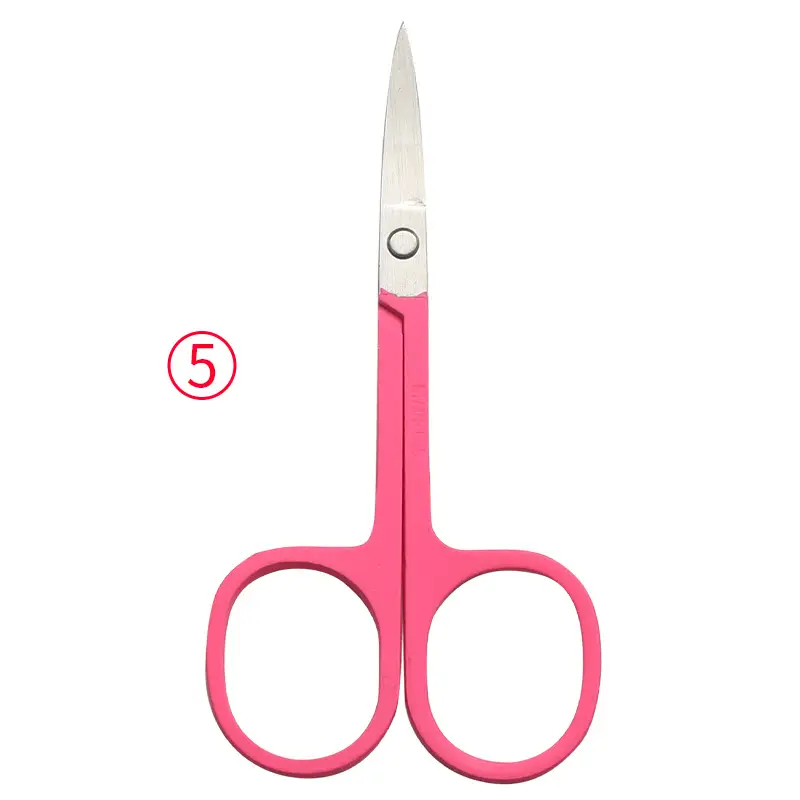 Stainless Steel Eyebrow Scissors Round Head Wholesale - Image 15