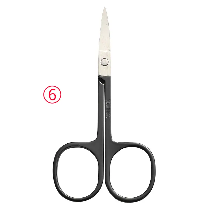 Stainless Steel Eyebrow Scissors Round Head Wholesale - Image 16