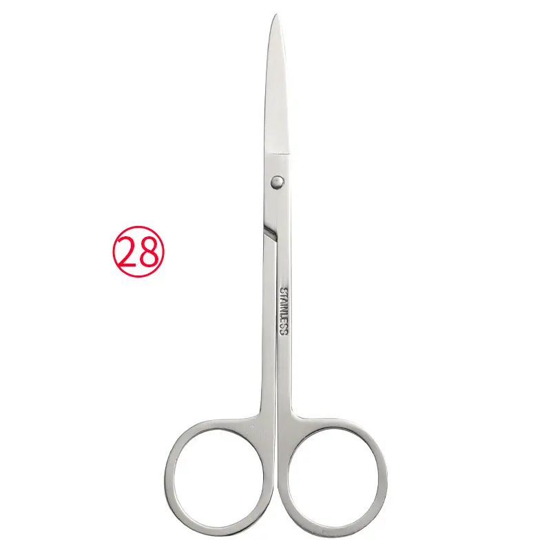 Stainless Steel Eyebrow Scissors Round Head Wholesale - Image 19