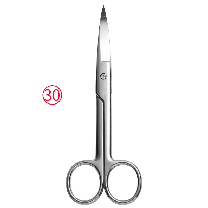 Stainless Steel Eyebrow Scissors Round Head Wholesale - Image 20