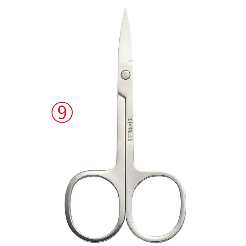 Stainless Steel Eyebrow Scissors Round Head Wholesale - Image 3