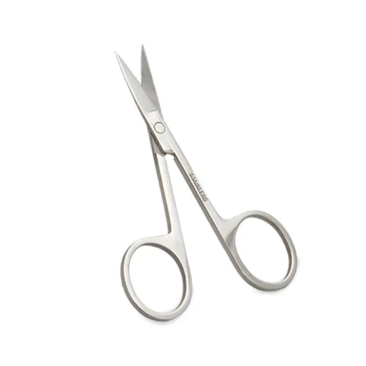 Stainless Steel Eyebrow Scissors Round Head Wholesale - Image 5