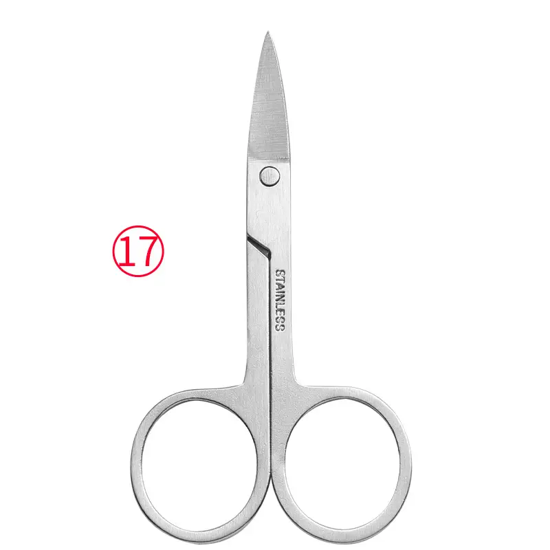Stainless Steel Eyebrow Scissors Round Head Wholesale - Image 6
