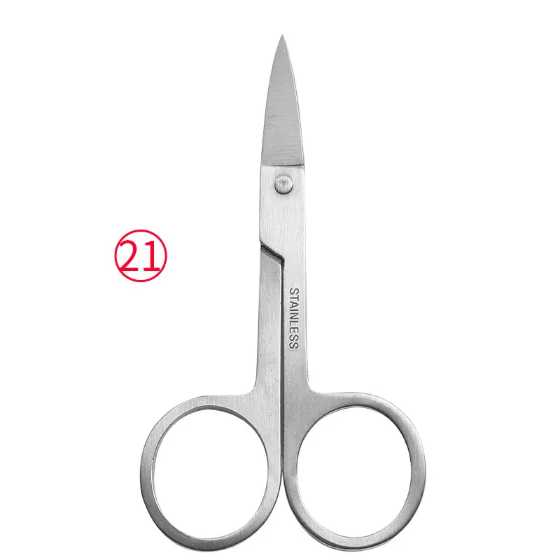 Stainless Steel Eyebrow Scissors Round Head Wholesale - Image 8