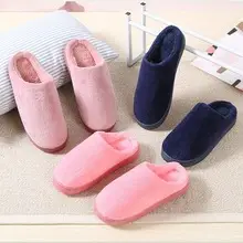 Winter men and women couples warm home plush candy color solid color EVA foam bottom cotton slippers manufacturers wholesale — feature 16