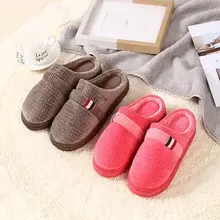 Winter men and women couples warm home plush candy color solid color EVA foam bottom cotton slippers manufacturers wholesale — feature 20