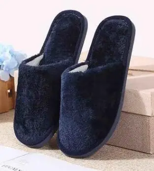 Winter men and women couples warm home plush candy color solid color EVA foam bottom cotton slippers manufacturers wholesale