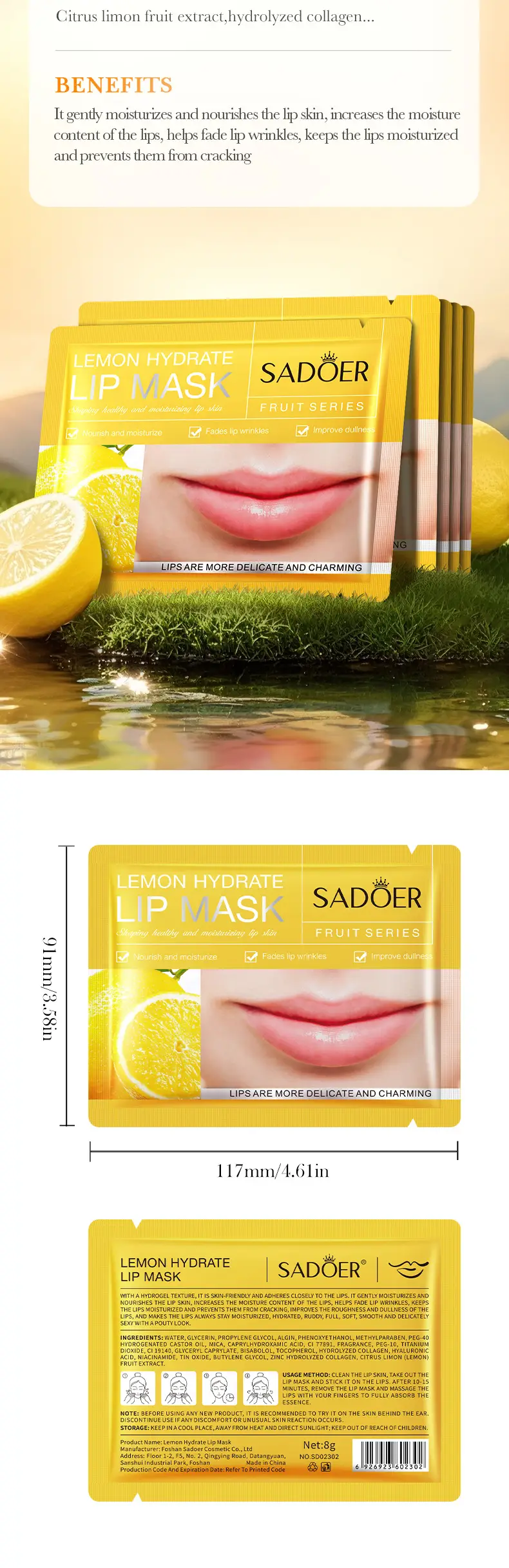 Lip Mask Sadoer Anti-Cracking Moisturizing Autumn Winter — feature 20