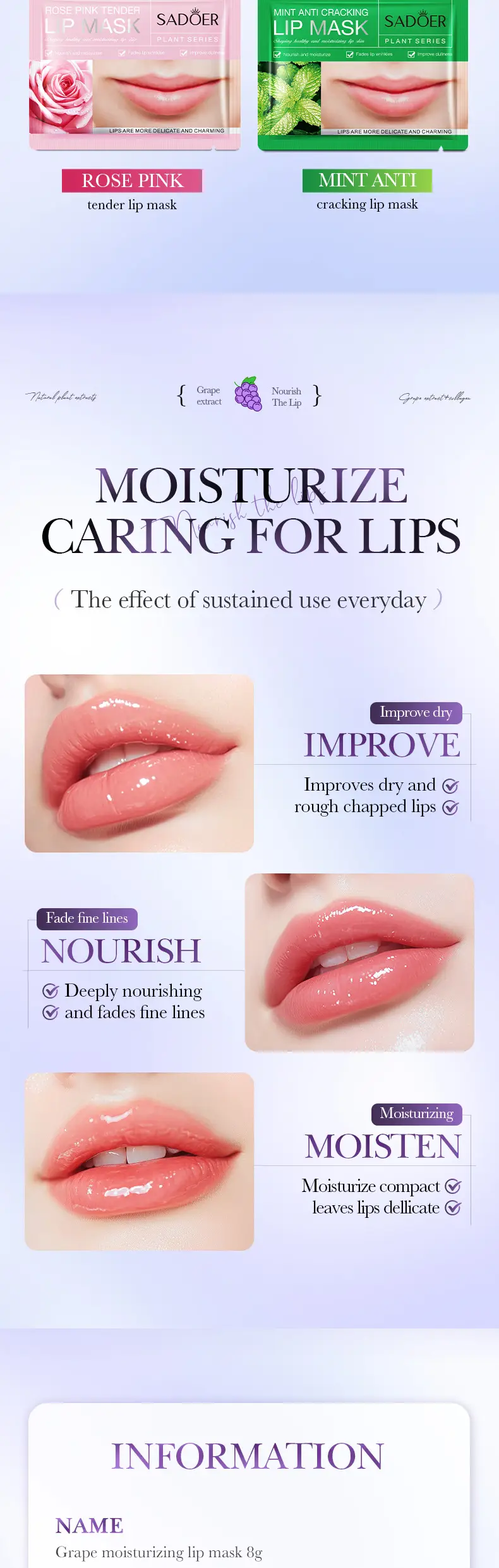 Lip Mask Sadoer Anti-Cracking Moisturizing Autumn Winter — feature 9