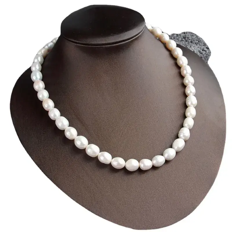 Natural Pearl Necklace with Jade Pendant, Mother's Style, Jade Jade Pendant - Image 14