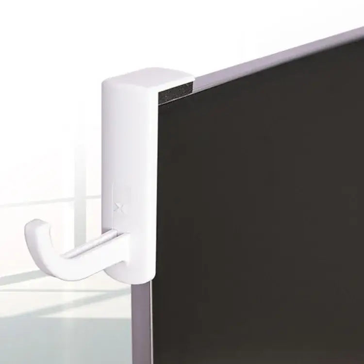 Modern White Desk Hook for Computer Accessories - Image 3