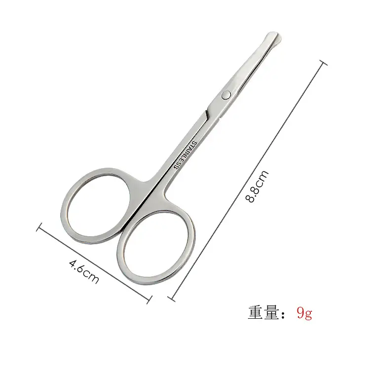 Stainless Steel Nose Hair Scissors for Beauty Use - Image 4
