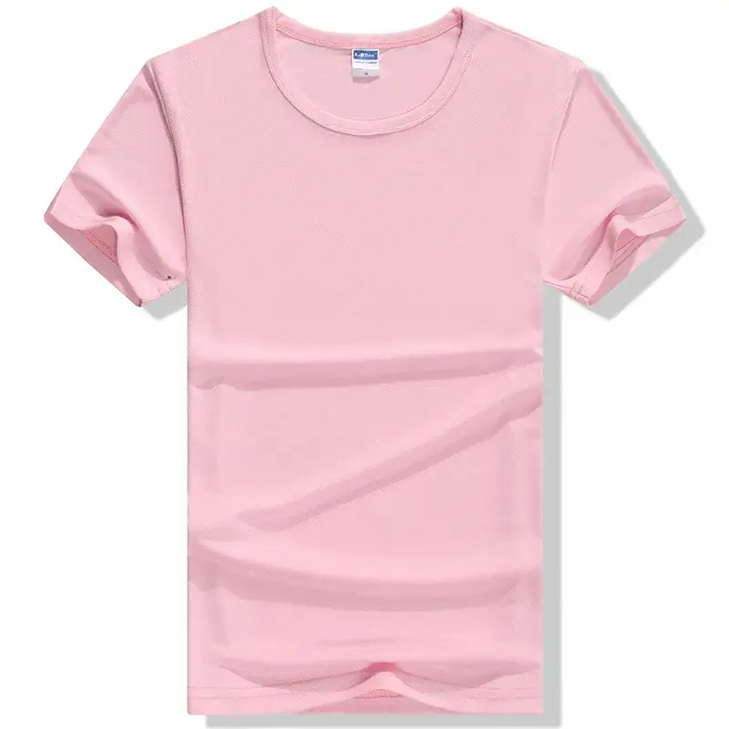 Men's Green Round Neck T-Shirt Quick Dry