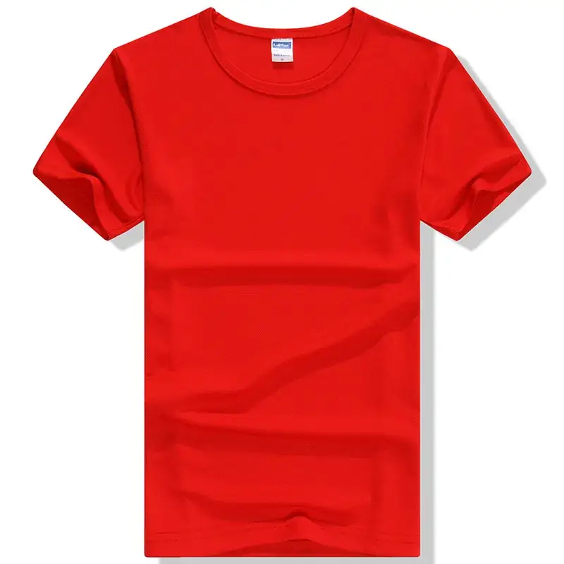 Men's Green Round Neck T-Shirt Quick Dry
