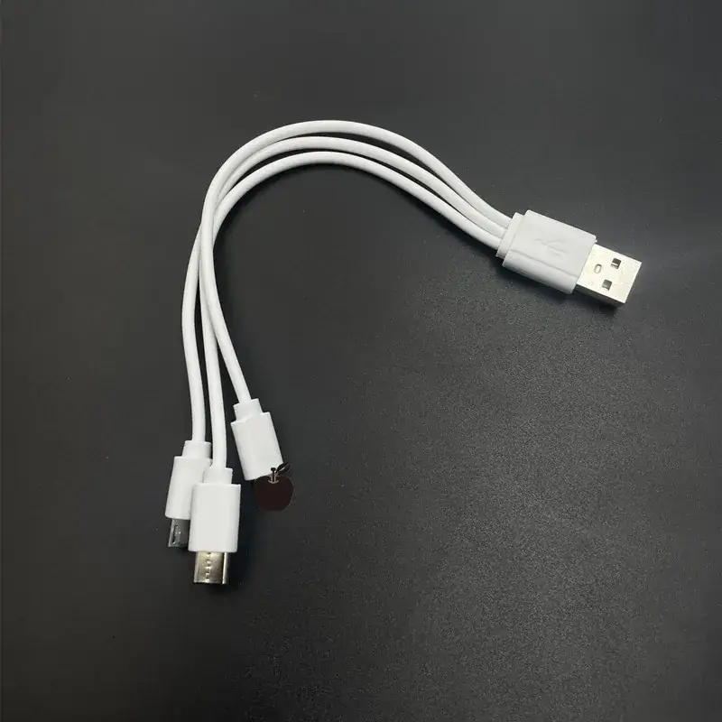 Three-in-One USB-C Charging Cable for Huawei Android Apple Devices - Image 4