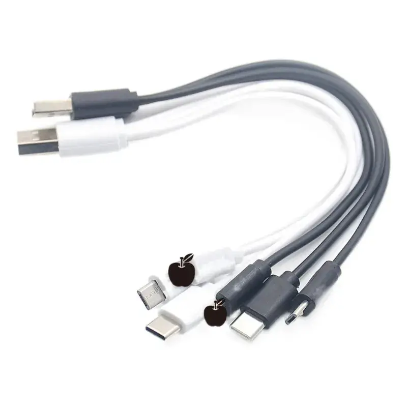 Three-in-One USB-C Charging Cable for Huawei Android Apple Devices