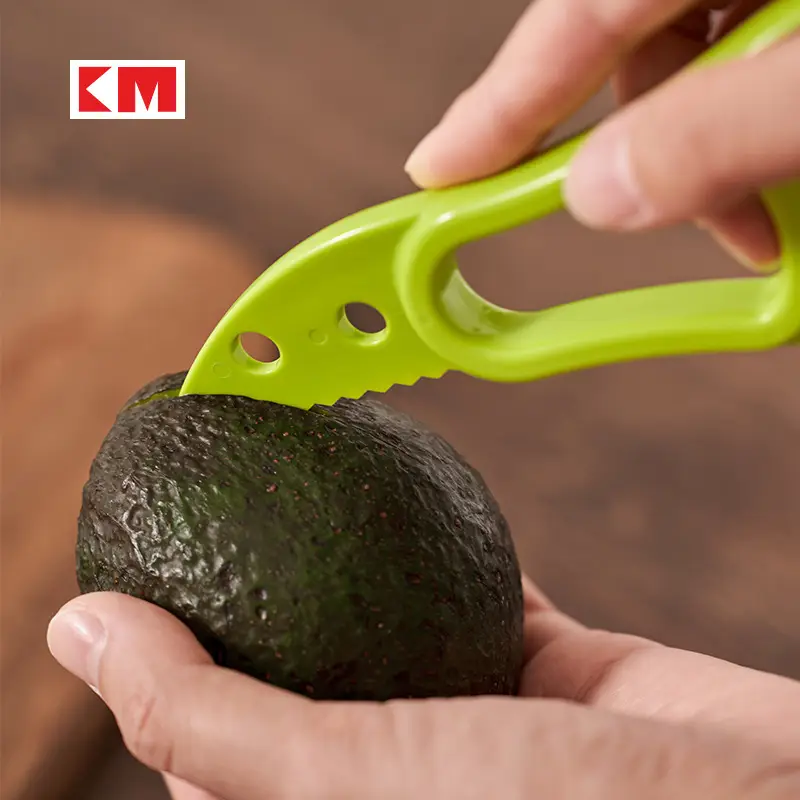 Green Avocado Corer Knife for Fruit Cutting