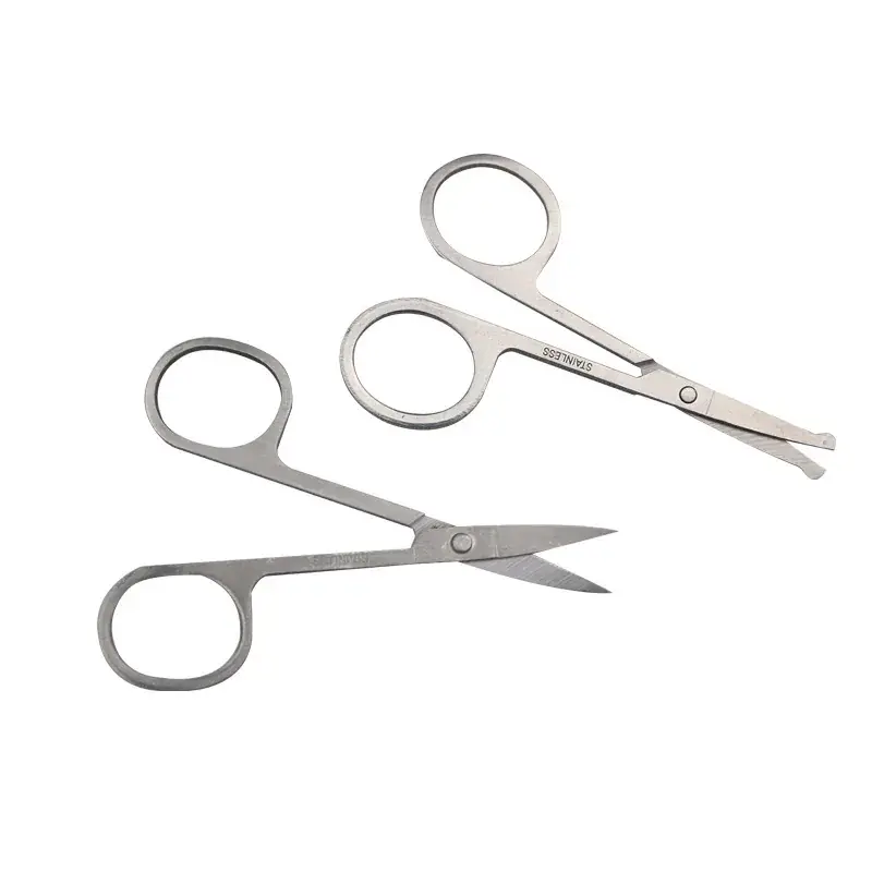 Stainless Steel Pointed Eyebrow & Nose Hair Scissors