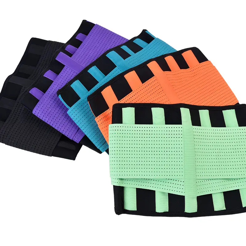 Waist Support Belt Orange Black Sports Waist Protector