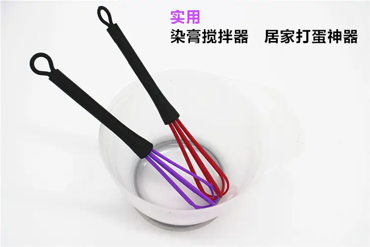 New Hair Color Cream Blender Hand Pressure Semi-Automatic Egg Beating Tool — feature 11