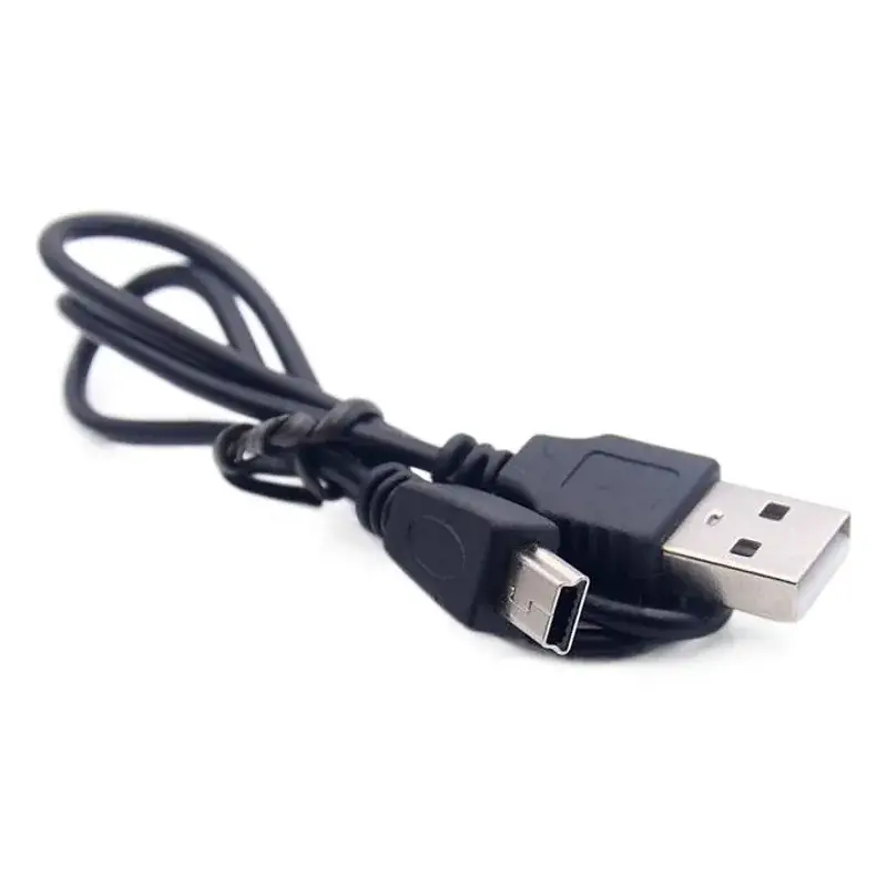 Retractable USB Cable Black 3Pc
