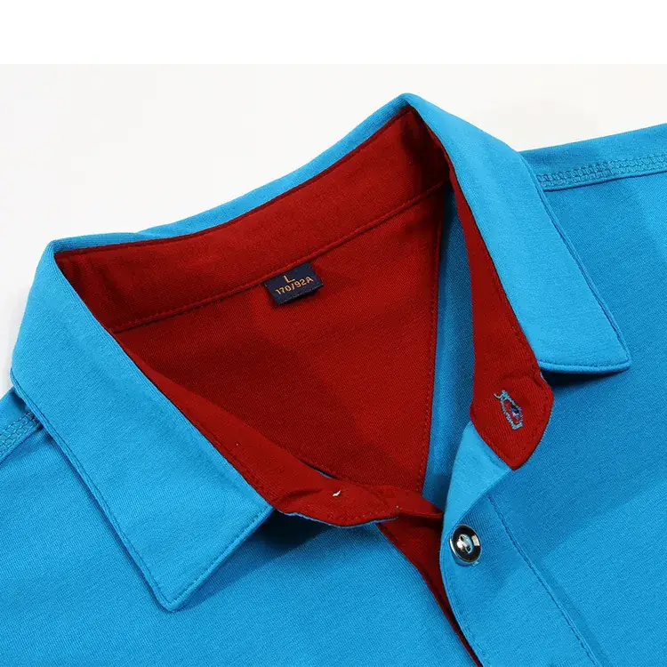 Men's Odale Cotton Polo Shirt 40oz Multi Color - Image 11