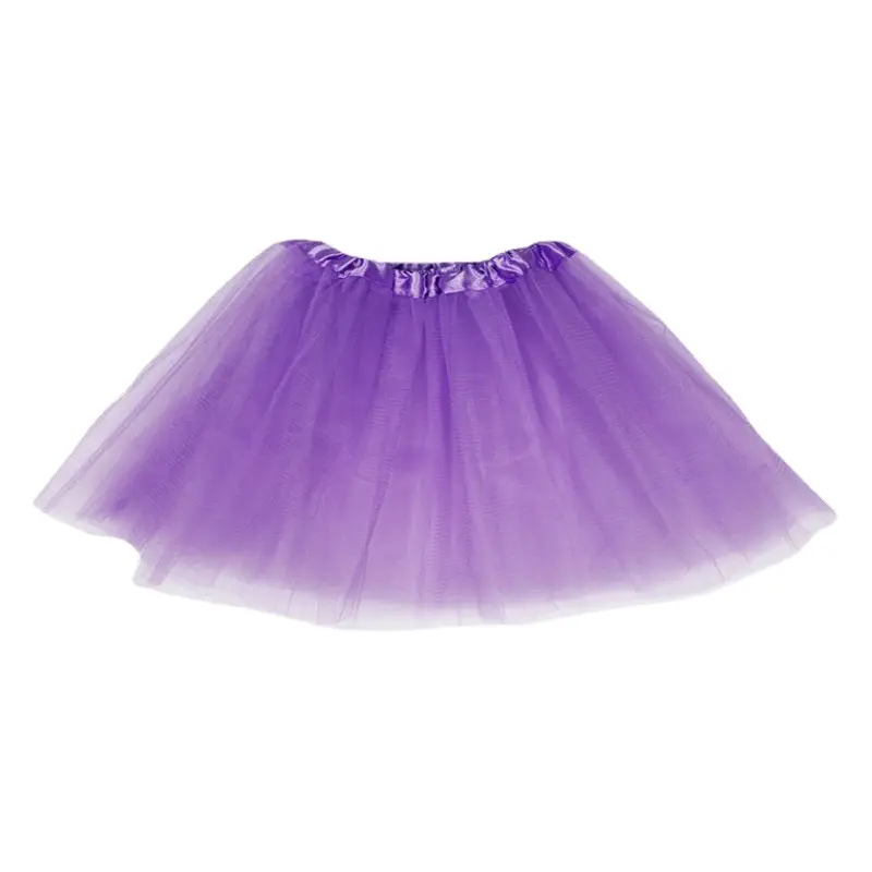 Red Mesh Dance Skirt 3-Layer Elastic Wholesale