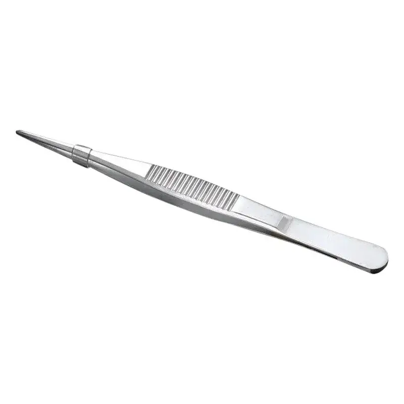 304 Stainless Steel Anatomical Tweezers 18cm