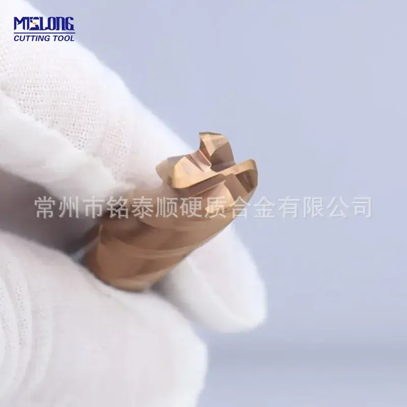 HRC55 Degree Tungsten Steel 4-Blade Round Nose Milling Cutter - Image 3