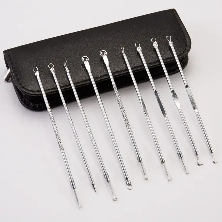 Factory Wholesale Rose Gold Acne Needles 4Pc Set