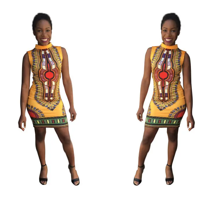 Sexy Printed Slim Fit Dress for Women