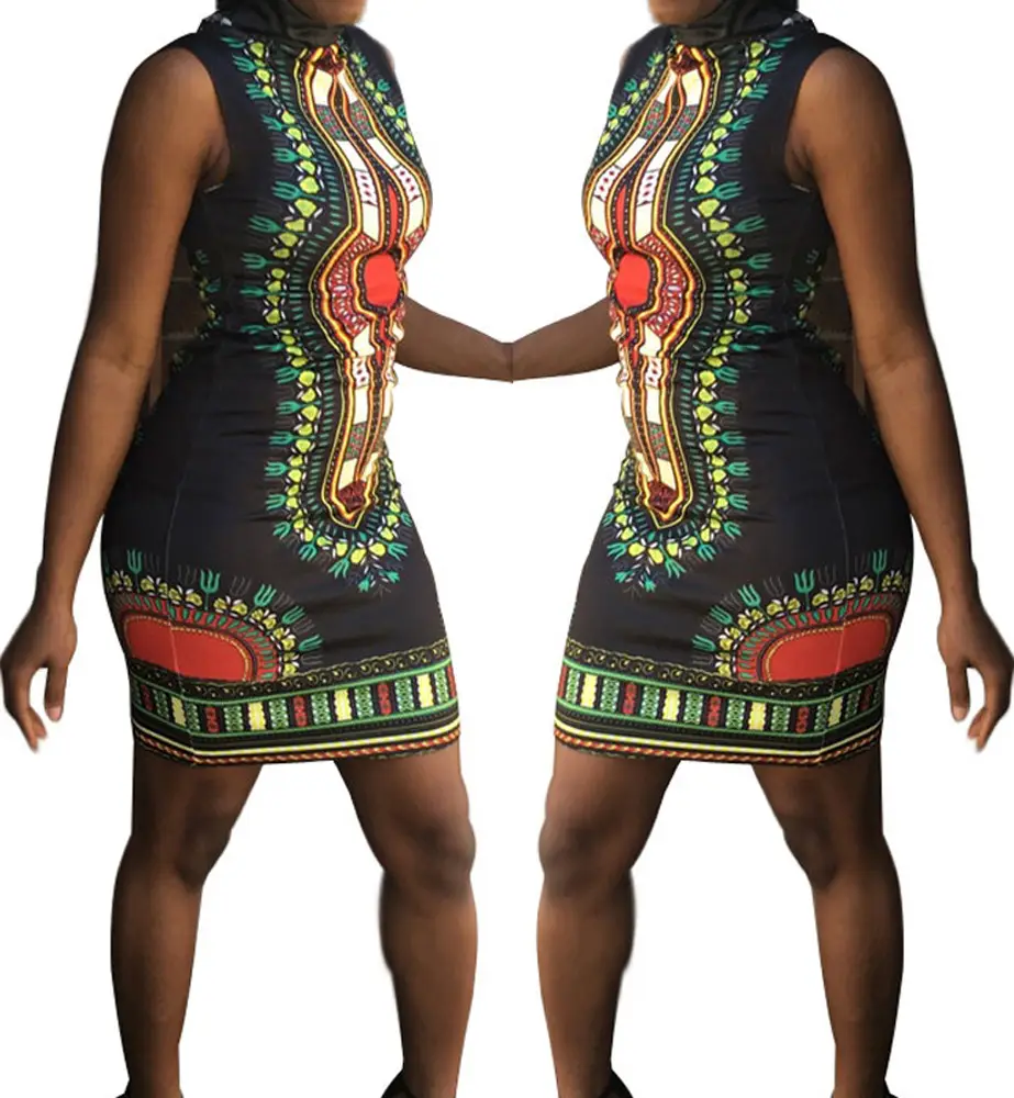 Sexy Printed Slim Fit Dress for Women