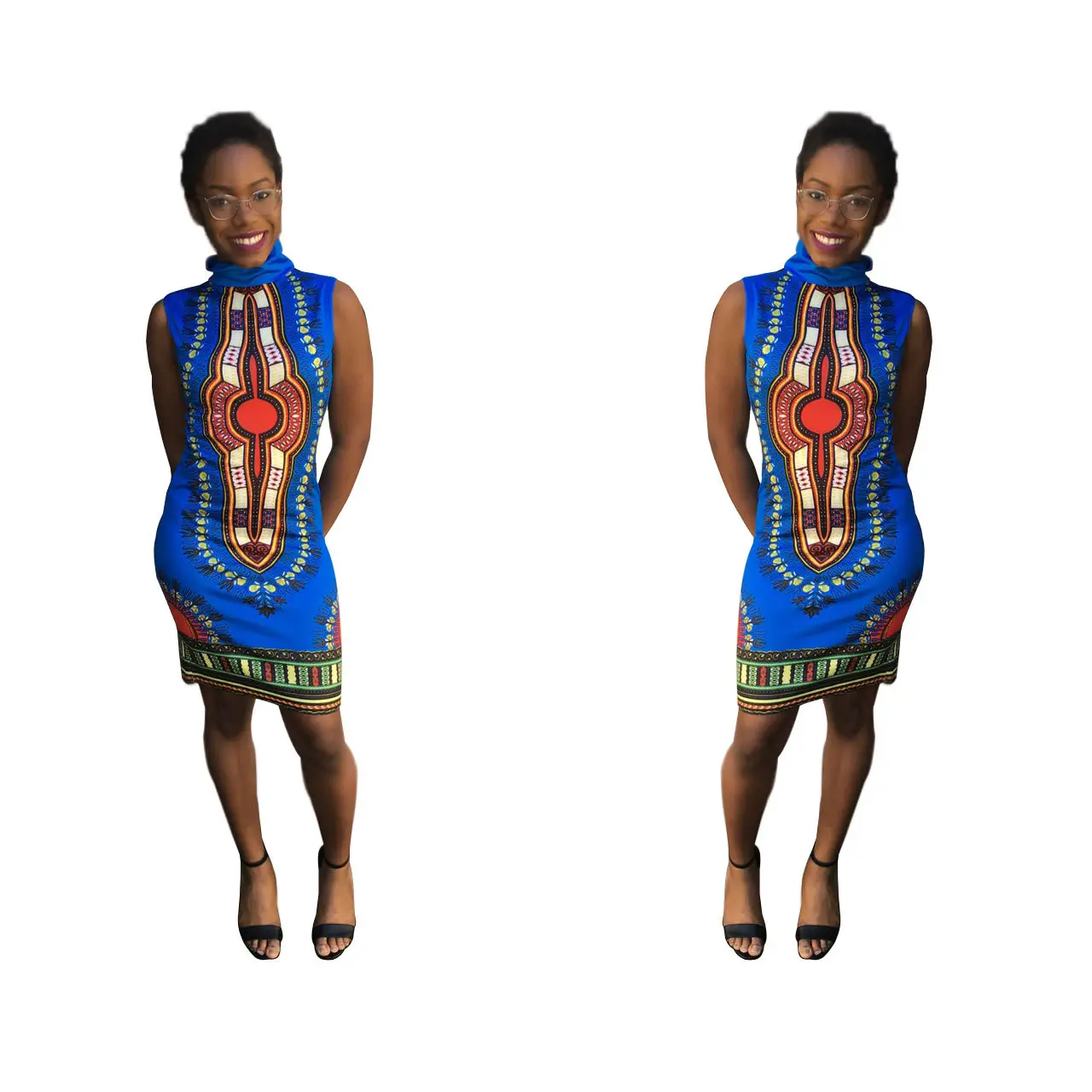 Sexy Printed Slim Fit Dress for Women