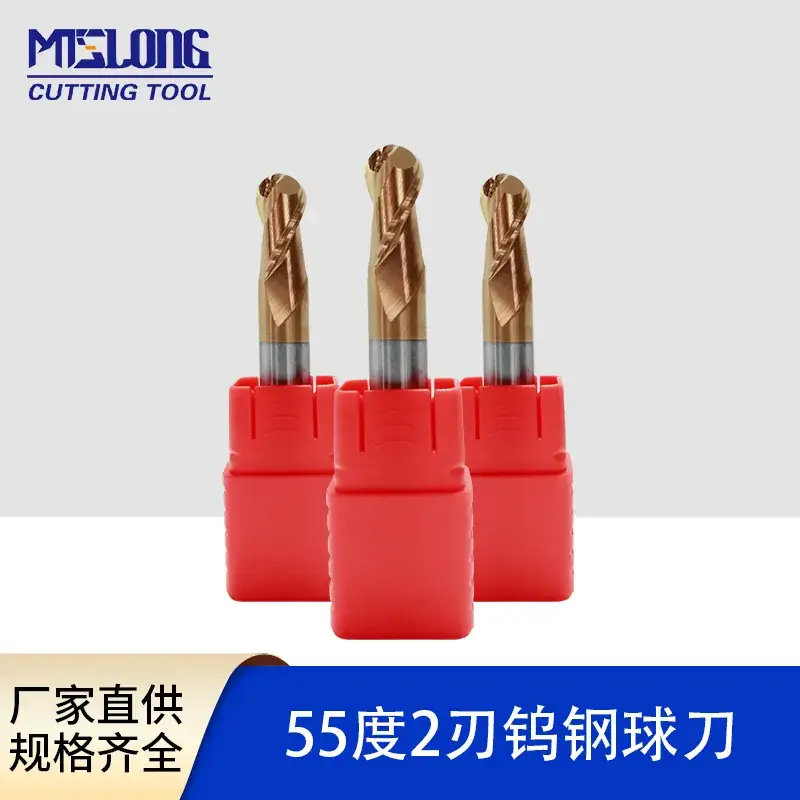 Carbide HRC55 Degree Two Edge Milling Cutter